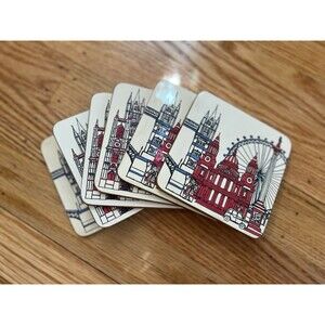 James Sadler London Landmarks Coaster Souvenir Set of 6